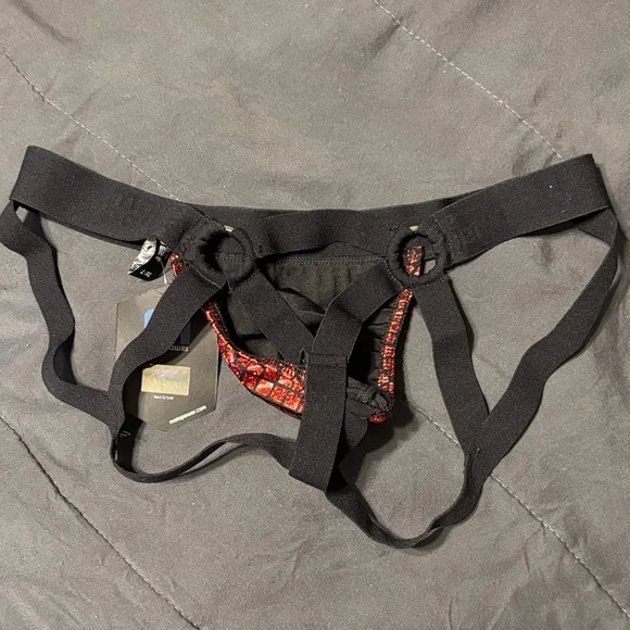 Red and Black jock (#42) - Picture 3 of 3